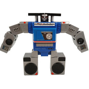 VTG Robotic Boombox AM Radio Toy 1984 Transformer Style Cassette Untested